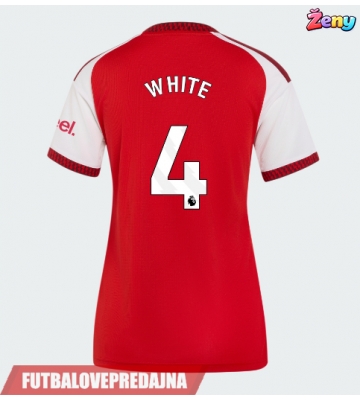 Lacne Ženy Futbalové dres Arsenal Ben White #4 2026-27 Krátky Rukáv - Domáci